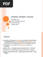 Acidos, Bases y Sales