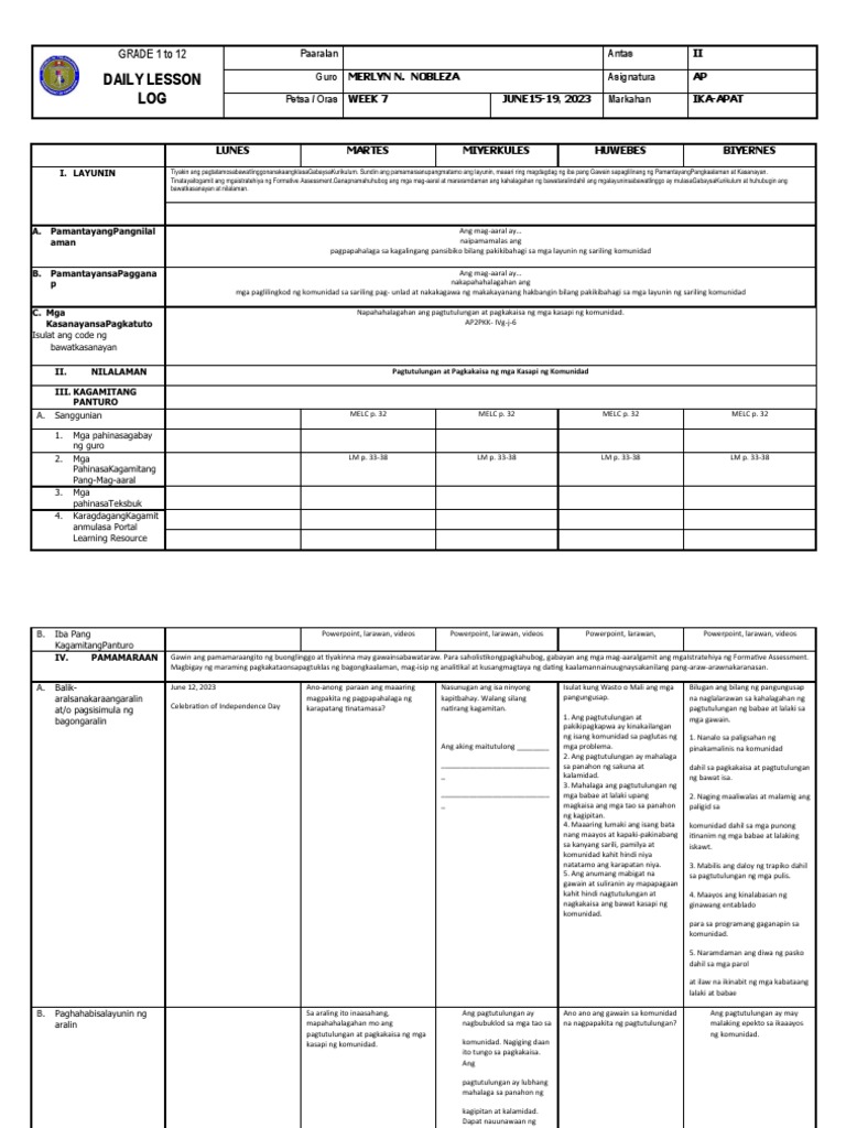 Q4 Ap Week 7 | PDF
