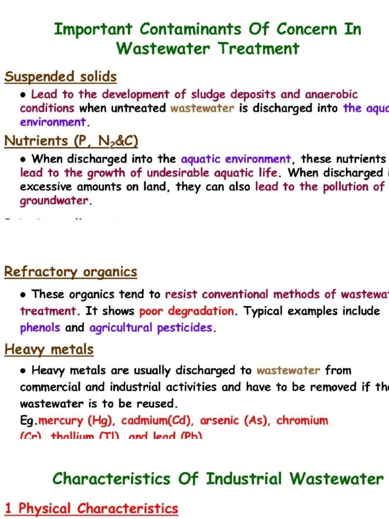 Waste water treatment PDF