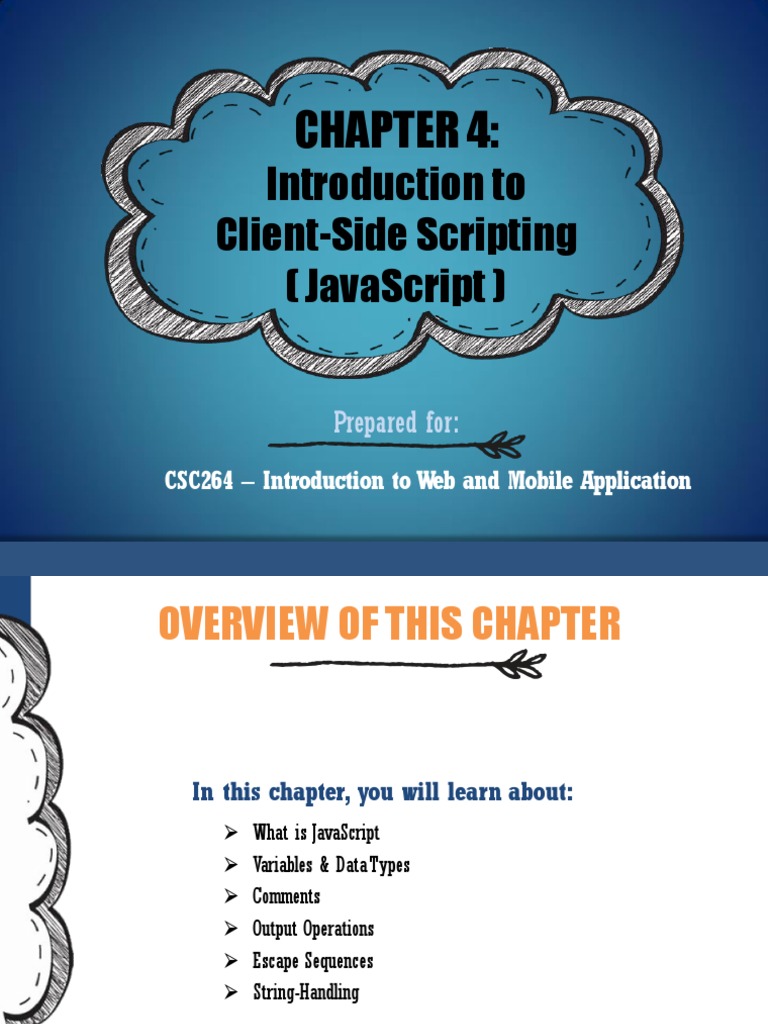 Chap 04 - Intro To Client-Side Scripting | PDF | Dynamic Web Page ...
