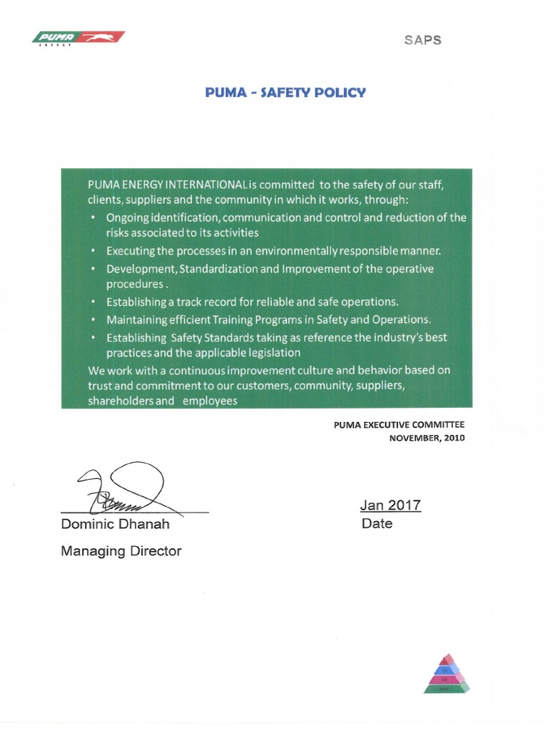 Safety Policy PDF