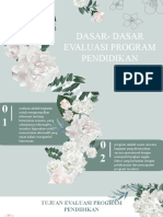 P. Dasar Evaluasi Program Pendidikan