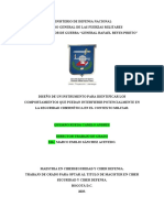 Trabajo de Grado - Diseño de Un Instrumento para Identificar Los Comportamientos Que Puedan Interfierir Potencialmente en La Seguridad Cibernética en El Contexto Militar.v2