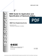 IEEE Guide For Application and Specification of Harmonic Filters