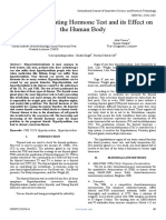 Thyroid Stimulating Hormone Test and Its Effect On The Human Body