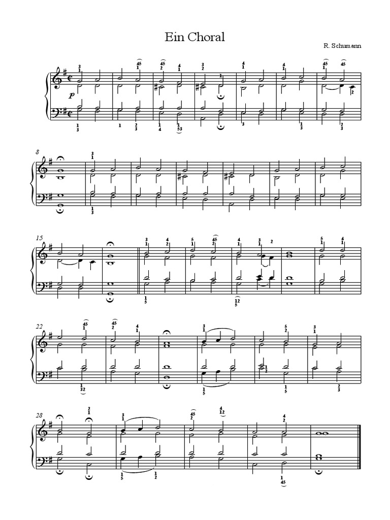 Ein Choral PDF