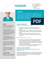 Resume CV Templates Word Doc 7