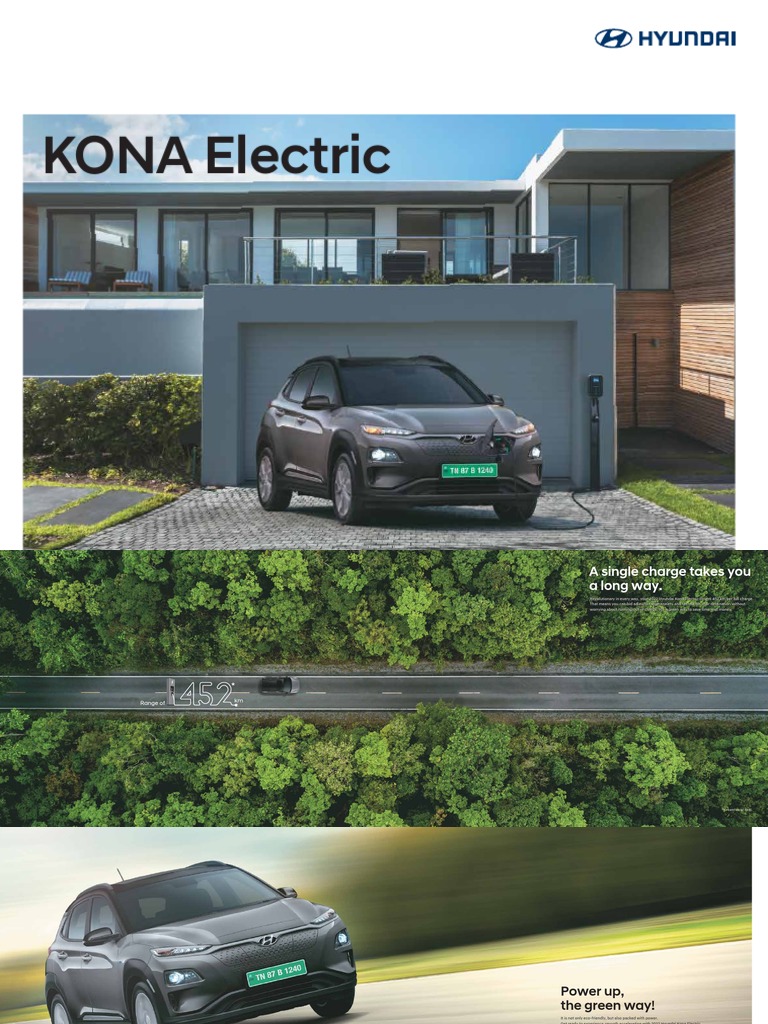 Hyundai KONA SUV Brochure PDF Battery Charger Vehicle Technology