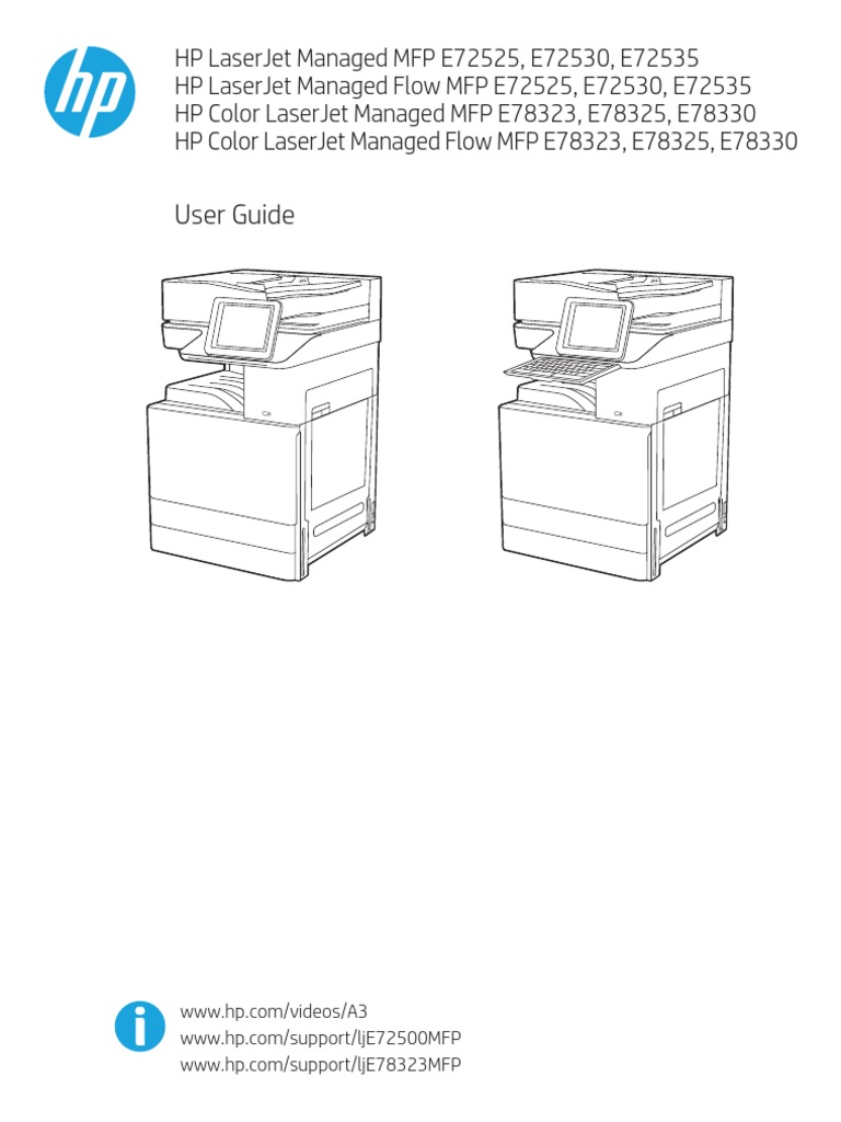 HP E78330 Manual PDF