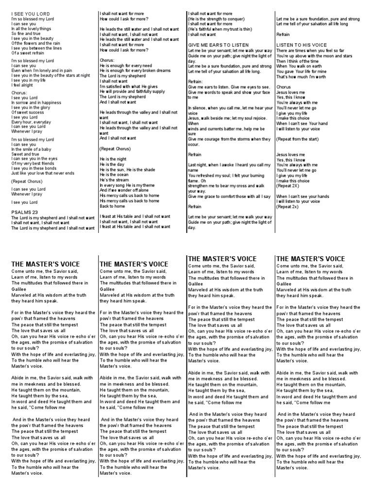 Graduation Song | Download Free PDF | Jesus