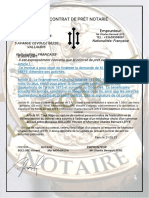 Contrat de Charles Bernard