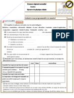 Examen - Régional - RABAT - SALE - KENITRA - 2018 (WWW - Pc1.ma)