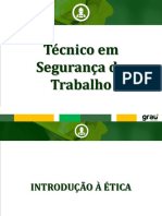 TÉCNICO EM SEGURANÇA DO TRABALHO I - INTRODUÇÃO À ÉTICA-versão 2020