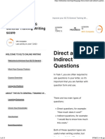 Language Focus Direct and Indirect Questions WGT