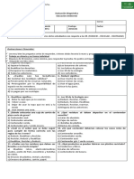 Evaluación Diagnóstica Reciclaje