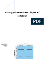 Strategy - Formulation - Types - of - Strategies