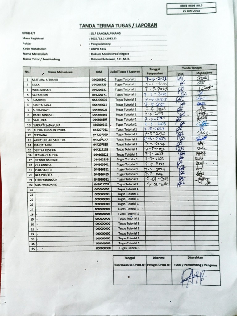 Tanda terima tugas han 2 pdf