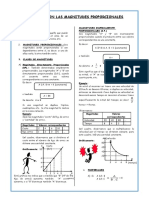 Magnitudes Proporcionales Ejercicios para Cuarto de Secundaria