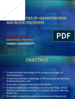 Abnormalities of Haematopoiesis and Blood Disorders