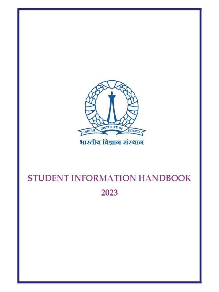 Student Information Handbook 2023 PDF