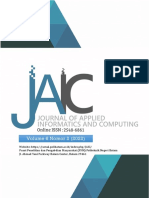 Volume 6 Nomor 2 (2022) : Journal of Applied Informatics and Computing