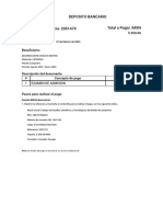 Deposito Bancario Número de Referencia: 2051479 Total A Pagar /MXN