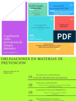 Legislación Sobre Prevención de Riesgos Laborales.