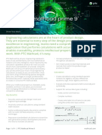 PTC Mathcad Prime 9 Datasheet