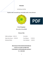 Makalah Analisis Sistem Informasi