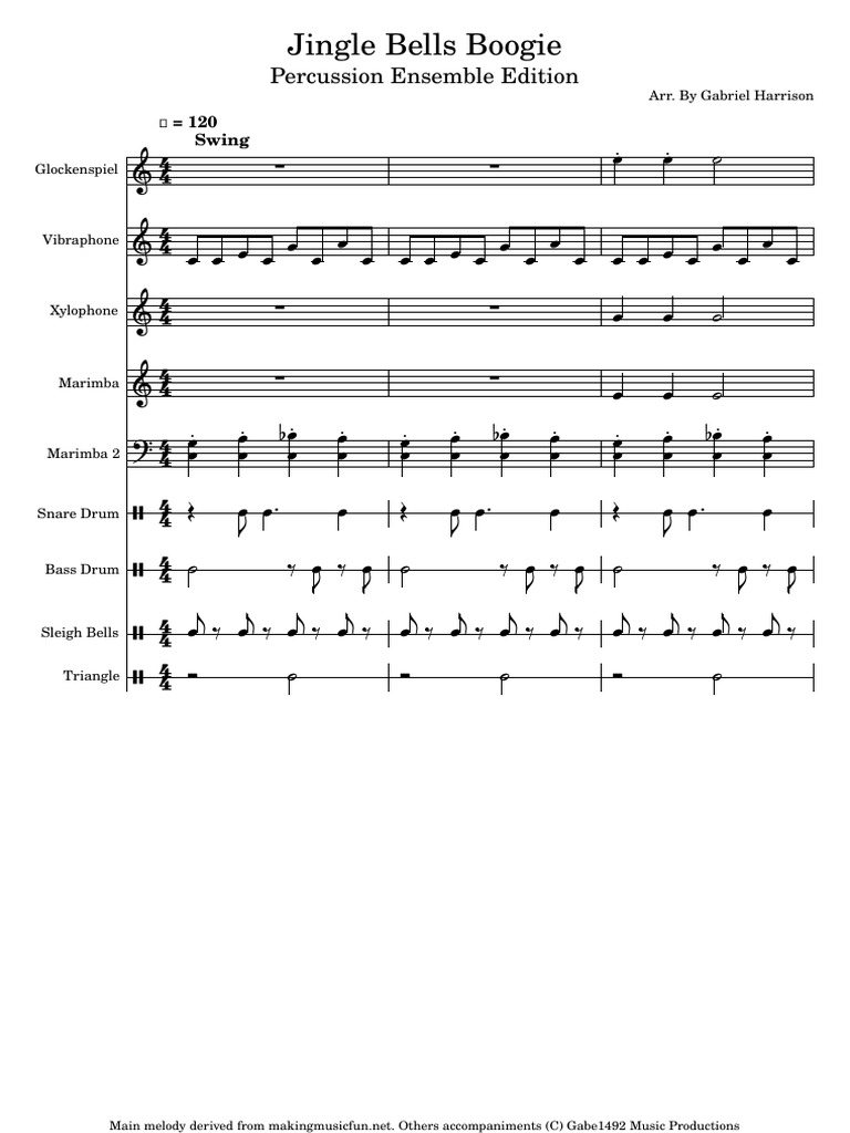 Jingle Bells Boogie PDF