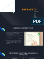 Group 3-Thesaurus