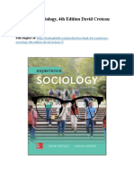 Test Bank For Experience Sociology 4th Edition David Croteau 2