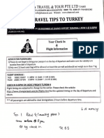 Turkey Travel Plan