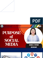Purpose of Social Media