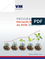 Programa de Educacao Financeira BVM 2020 2024