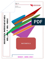 Propuesta de Matematica - Ciclada