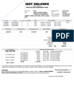 Tentative and Assessment Form