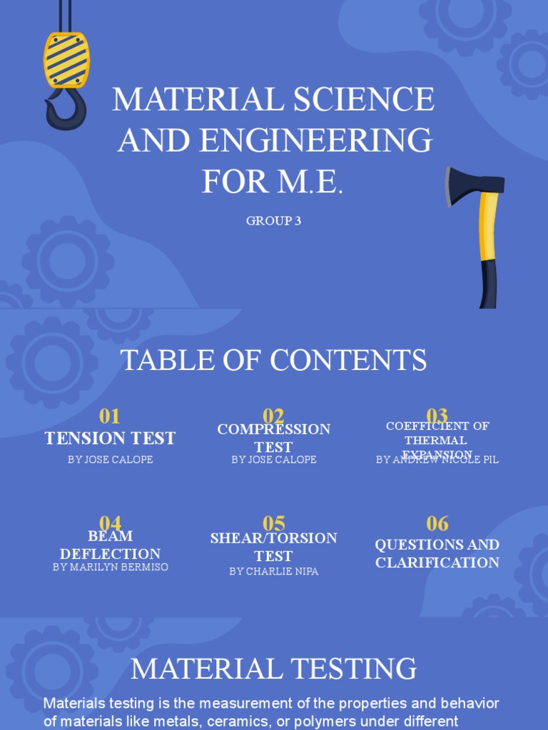 Group 3 Material Testing | PDF | Thermal Expansion | Beam (Structure)