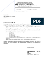 Konsep Surat Pemberitahuan Libur Puasa