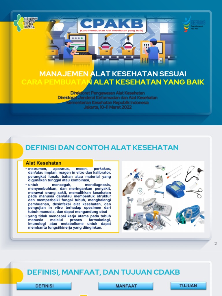 Manajemen Alat Kesehatan dan CPAKB | PDF