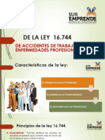 Diapositivas Ley 16.744 Accidentes de Trabajo y Enfermedades Profesionales