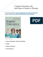 Test Bank For Organic Chemistry 5th Edition Maitland Jones JR Steven A Fleming