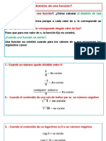 ¿Como Se Calcula El Dominio y Rango de Una Función