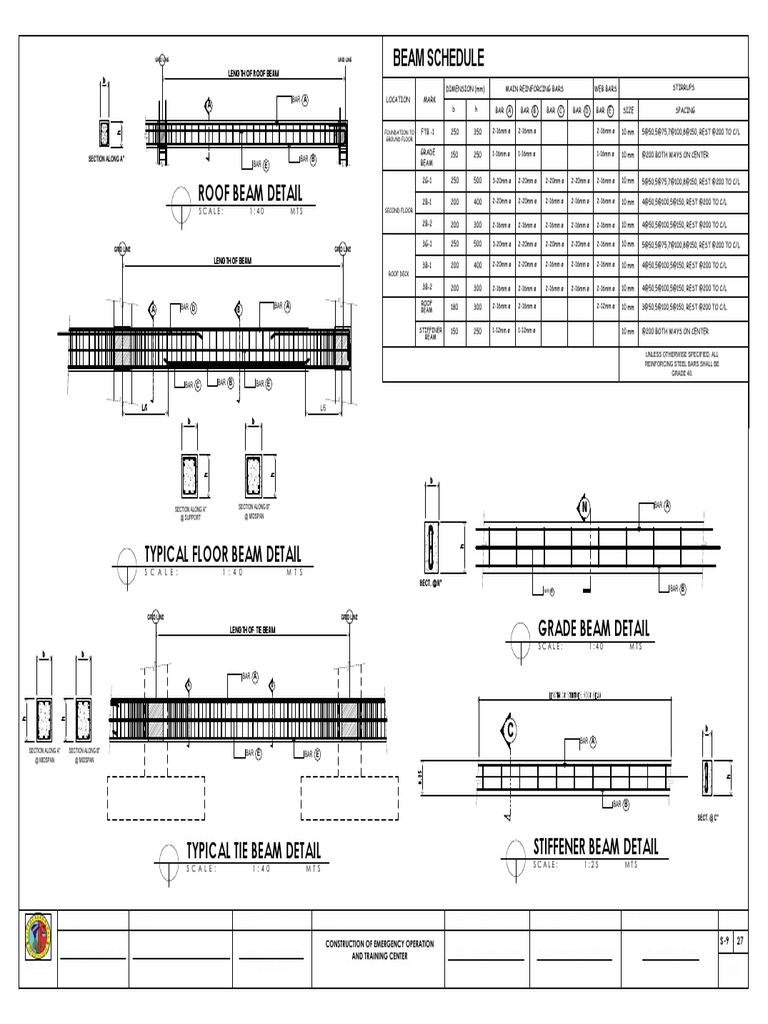 Roof Beam Detail PDF Components Physical Sciences