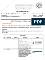 Tabla de Softwares