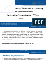 II Sem Internship Orientation PPT (2 BCOM)