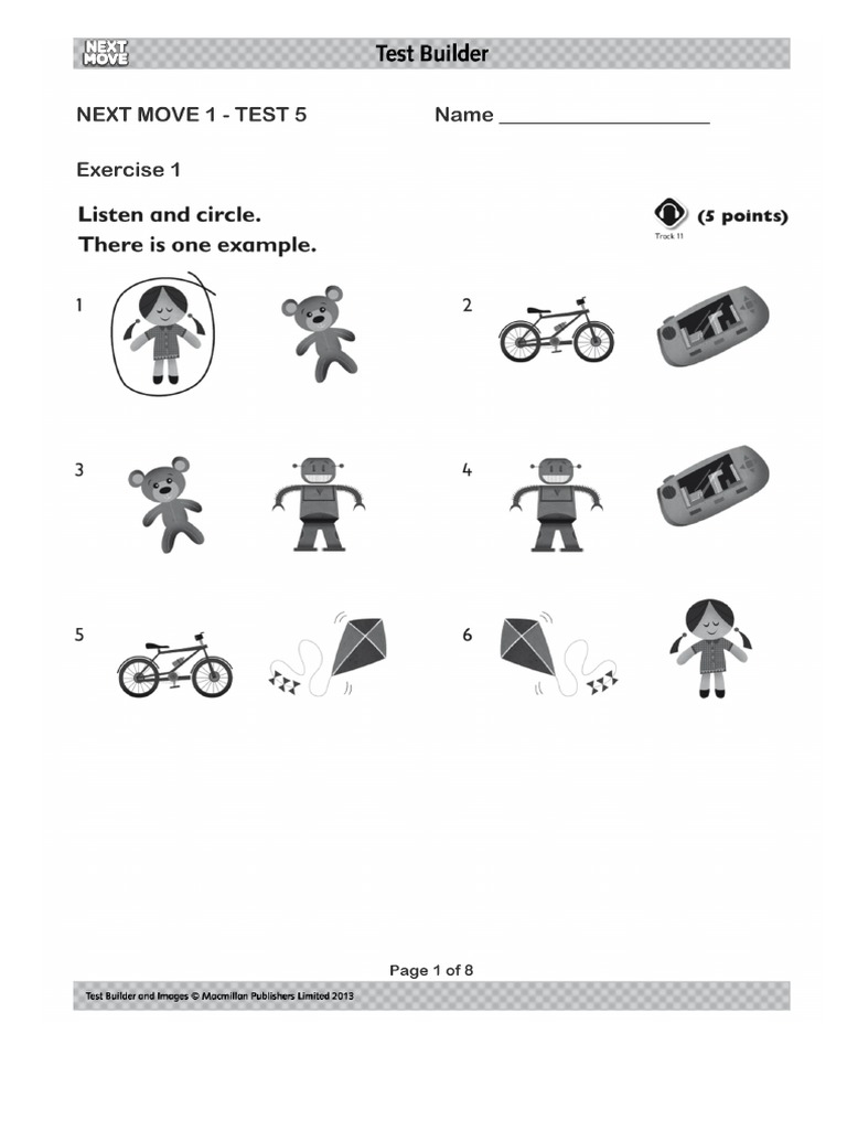 Next Move 1 - Test 5 | PDF