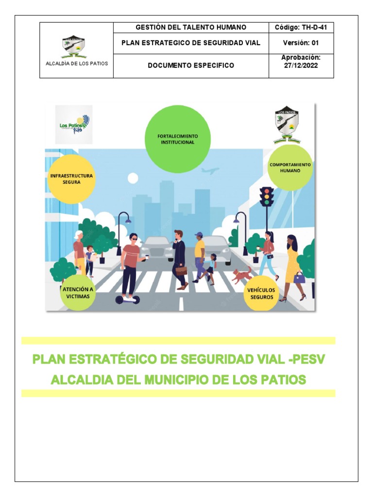 Plan Estratégico de Seguridad Vial 2022 | PDF | Planificación ...