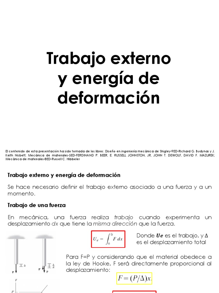 Energia de Deformacion PDF
