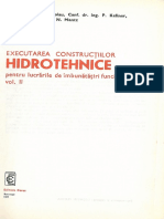 Executarea Constructiilor Hidrotehnice Pentru Lucrarile de Imbunatatiri Funciare; Vol. II